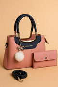 Rexine Women's Handbag Set