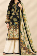 3 piece Silk Swiss Lawn Unstitched Suit