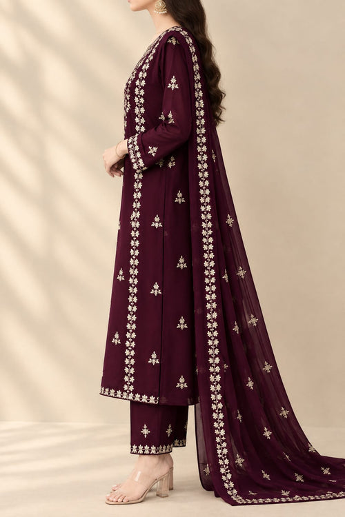2pcs Women's Unstitched Gota Work Suit