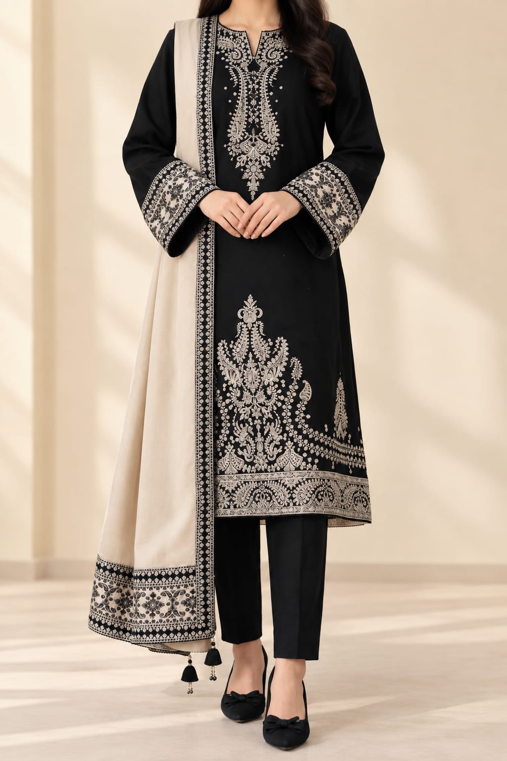 3 piece Swiss Lawn Unstitched Suit